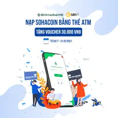 NẠP SOHACOIN QUA ATM - NHẬN NGAY MÃ GIẢM GIÁ 30.000Đ